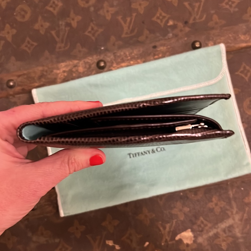 - SOLD - TIFFANY & CO Lizard Travel Wallet - Picture 11 of 16